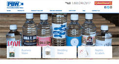 Desktop Screenshot of personalizedbottlewater.com